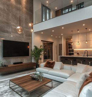 Apartment living room interior
